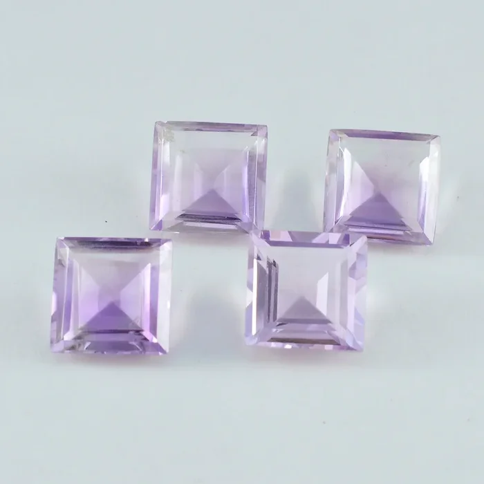 Amethyst 1PC Large 11×11 MM Square Faceted Purple Fine Semi Precious Gems