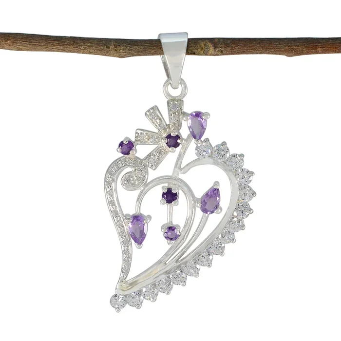 Amethyst Tiny African Silver multiple Amanda Fairytale Purple Pendant Jewelry