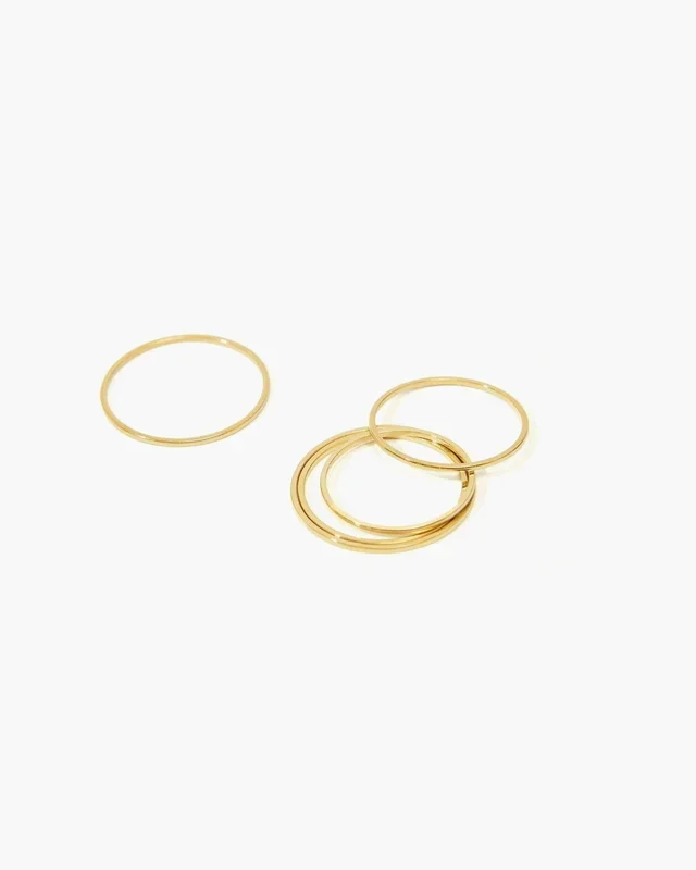 Anello sottile impilabile