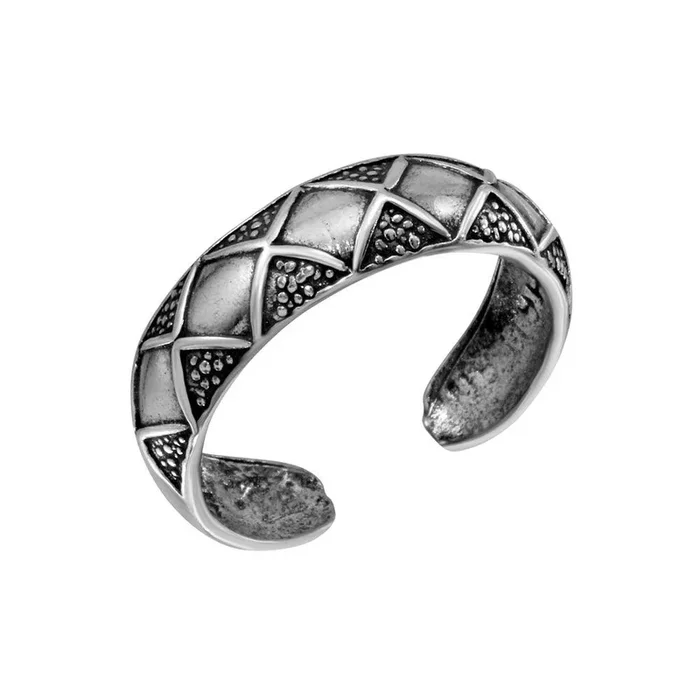 Anillo para el dedo del pie con diseño de diamantes en plata de ley 925 – TR281-A