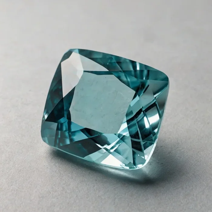 Aquamarine 10PC Tiny 4×4 MM Cushion Faceted Blue Brilliant Semi Precious Loose Gems