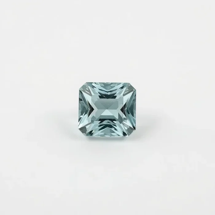 Aquamarine 10PC Tiny 4×4 MM Square Faceted Blue Brilliant Semi Precious Loose Gems