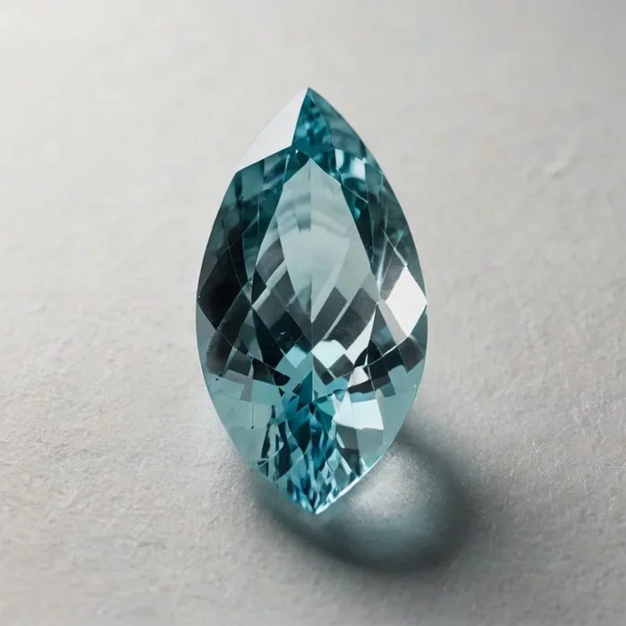Aquamarine 1PC Large 8×16 MM Marquise Faceted Blue Luster Semi Precious Loose Gemstones