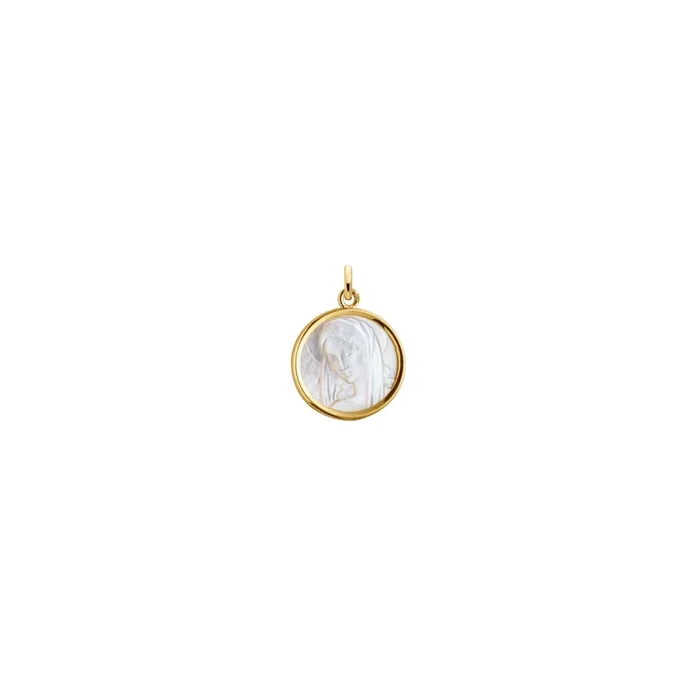 Arthus Bertrand Ancilla Domini medal in gold and mother of pearl – Lepage