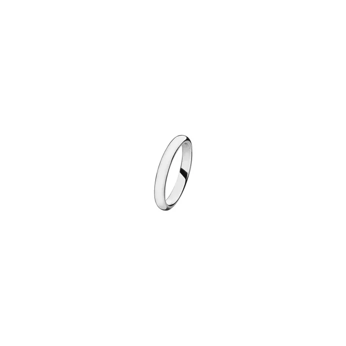 Arthus Bertrand Bombée wedding ring in white gold | LEPAGE