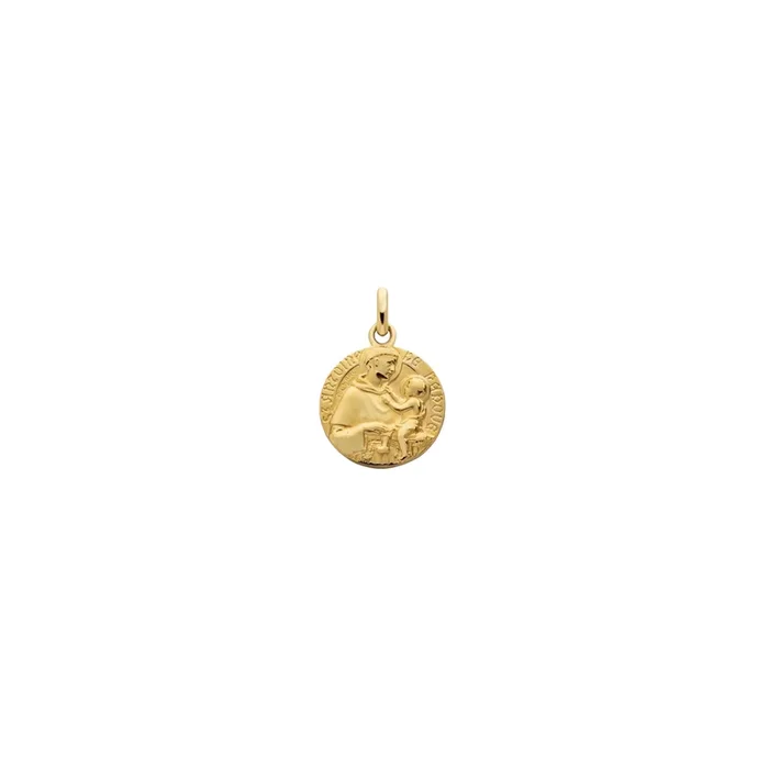 Arthus Bertrand Saint Anthony of Padua medal yellow gold – Lepage