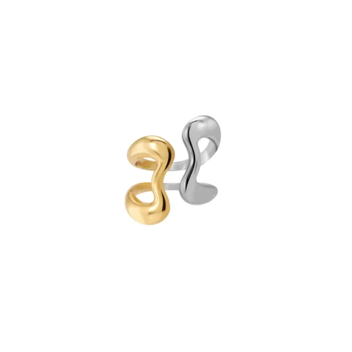B.Line Ring – Light Gold and Silver