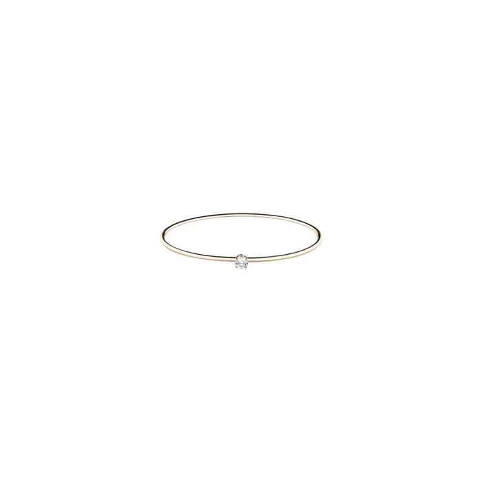 Bangle Pur in rose gold and diamonds | LEPAGE