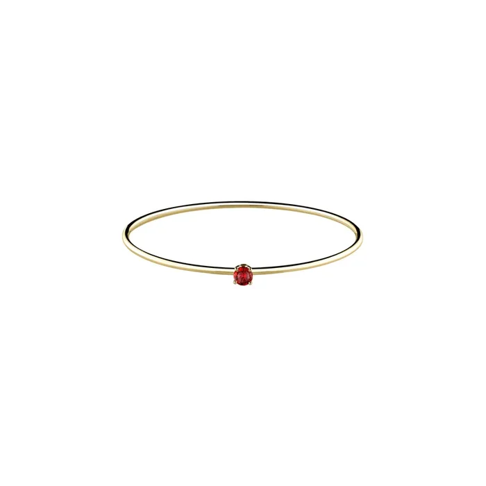 Bangle Pur in yellow gold and ruby LEP3RJ – Lepage