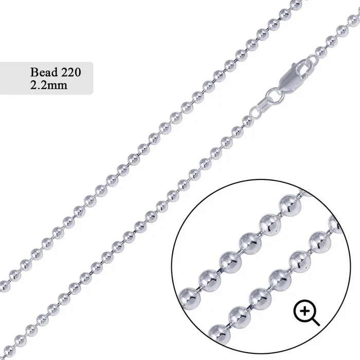 Bead 220 Chain 2.2mm – CH507
