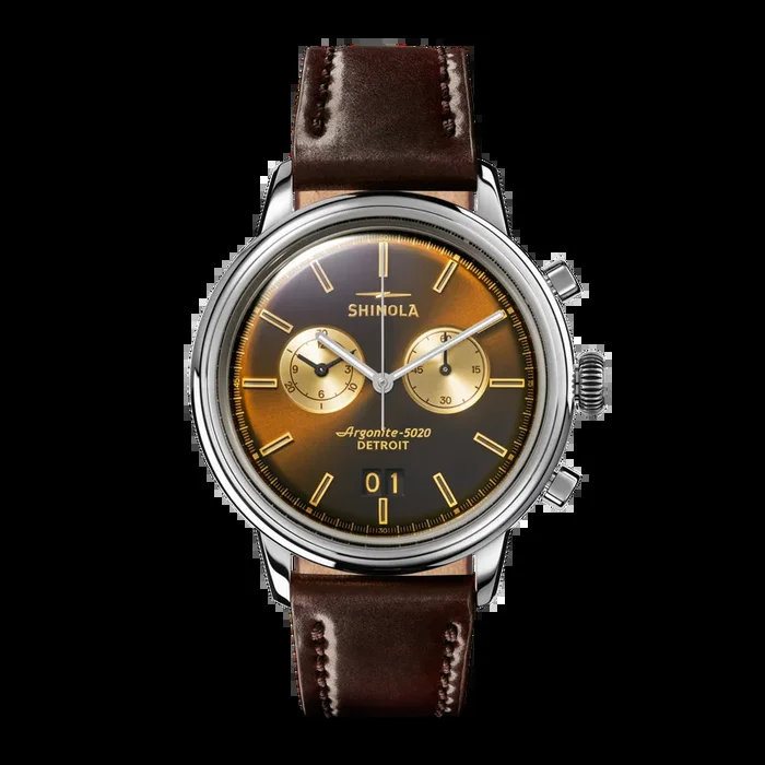 Bedrock Chronograph Watch – Bourbon