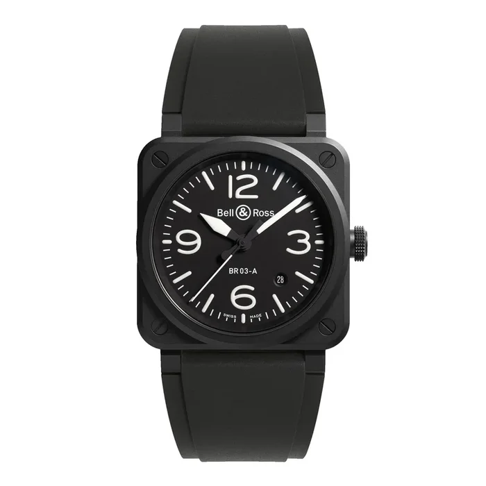 Bell & Ross New BR 03 Black Matte automatic 41 mm – Lepage