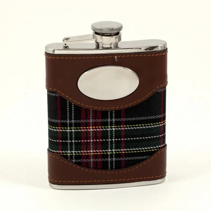 BeyBerk Stainless Steel Flask – Brown and Blue