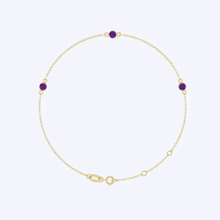 Birthstone By The Yard Bracelet