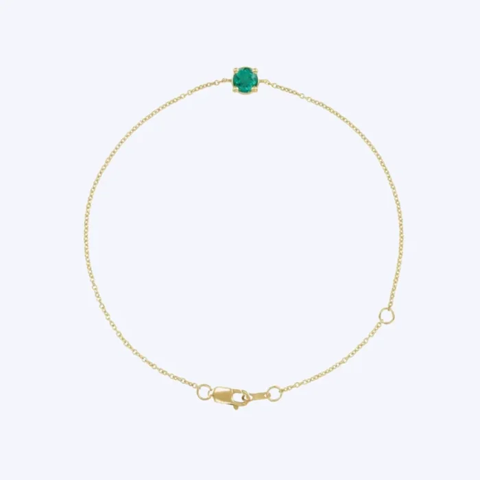 Birthstone Solitaire Bracelet