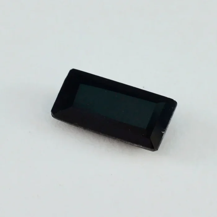 Black Onyx 1PC Medium 7×14 MM Baguette Faceted Black Luster Semi Precious Loose Gems