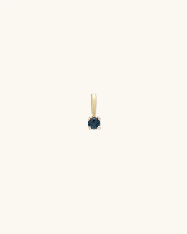 Blue Sapphire Birthstone Charm
