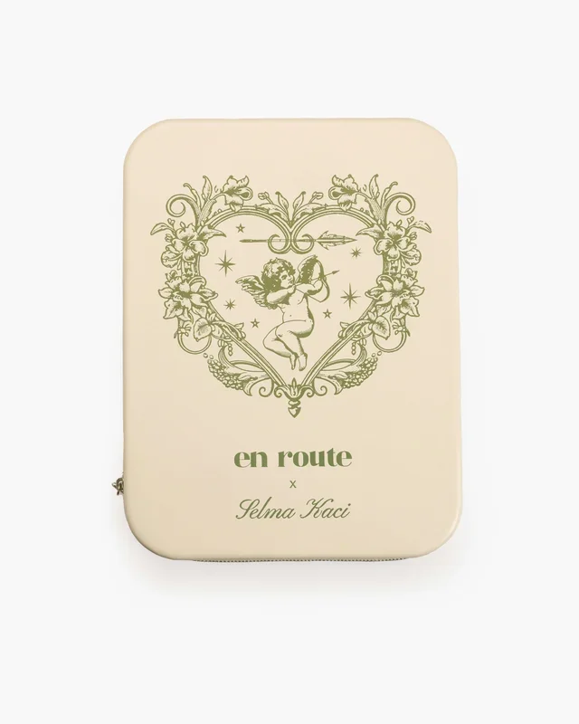 Boîte à bijoux Isola Heart en beige
