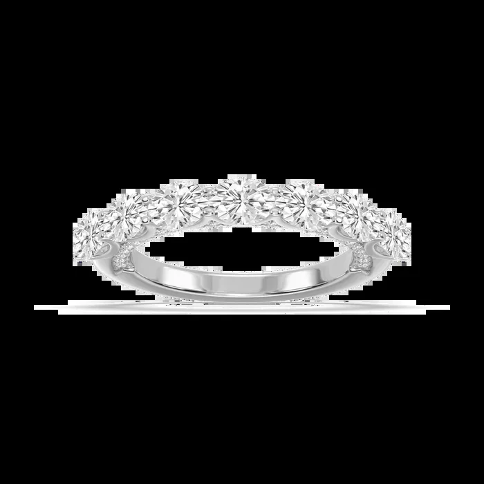 Bonnie 2 ctw Oval Lab Grown Diamond East West Anniversary Band