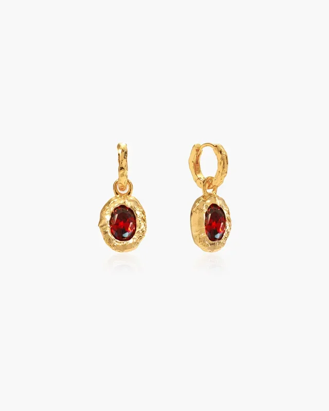 Boucles d’oreilles avec pierre de naissance