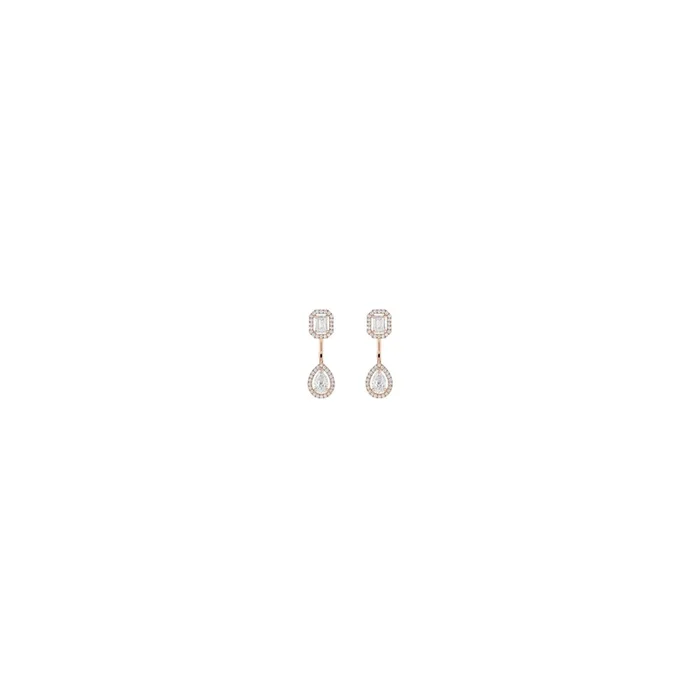Boucles d’oreilles Messika My Twin Toi & Moi or rose 6505R – Lepage