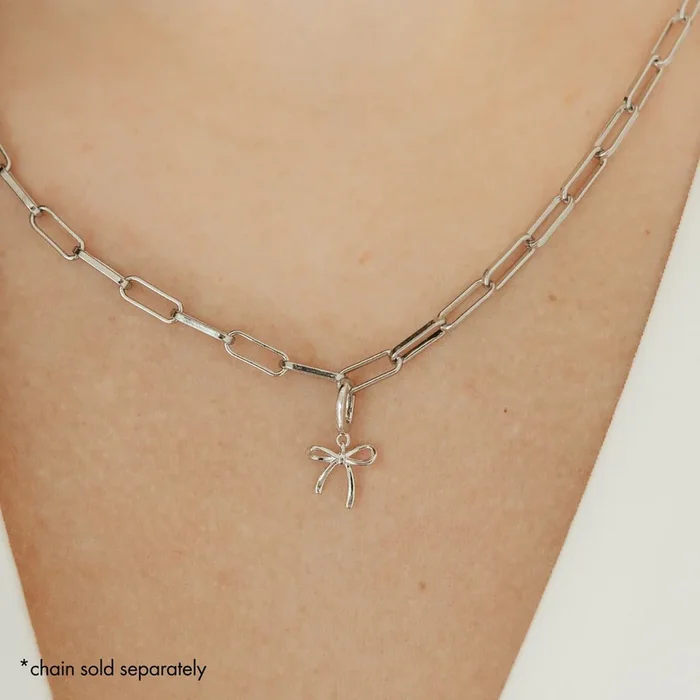 Bow Charm (Silver)