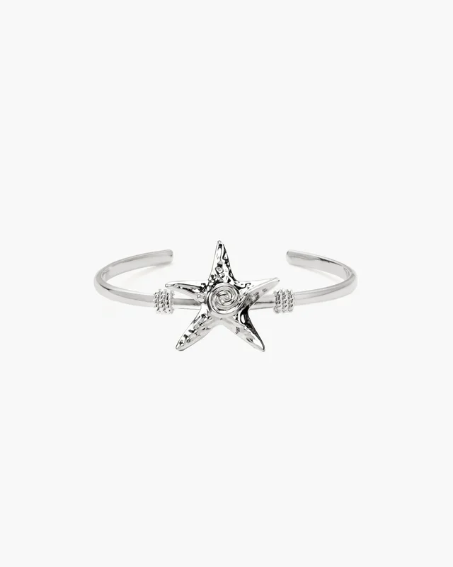 Bracciale rigido Stella Marina Argento