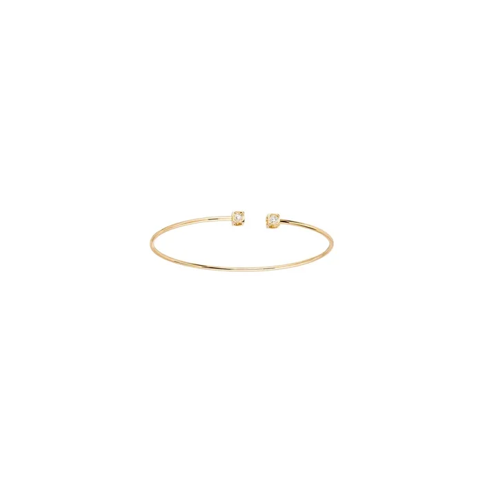 Bracelet Dinh Van Le Cube Diamant petit modèle or jaune diamants – Lepage