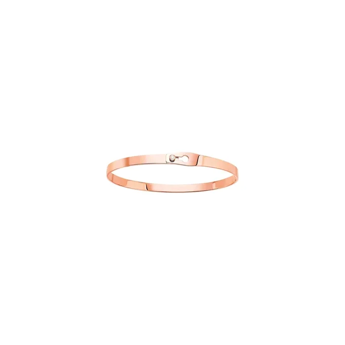 Bracelet dinh van Serrure or rose et diamant, bracelet dinh van – Lepage