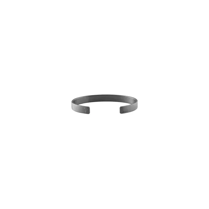 Bracelet legramme black silver ribbon, legram jewelry man – Lepage