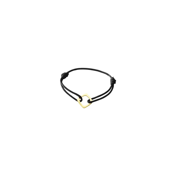 Bracelet sur cordon Dinh Van Impression grand modèle or jaune 314101 – Lepage