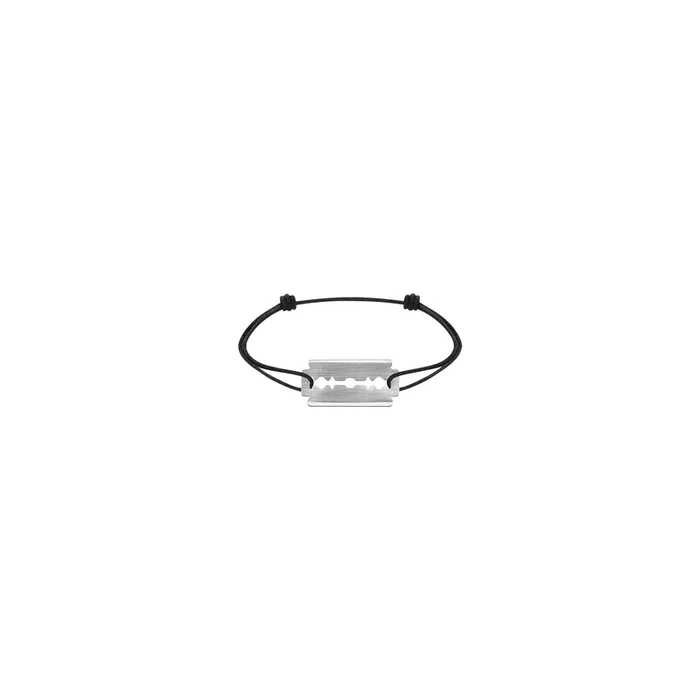 Bracelet sur cordon Dinh Van Lame de rasoir or blanc 350203 – Lepage