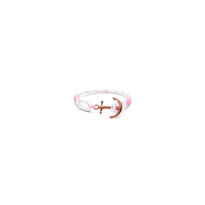 Bracelet Tom Hope Pearl Pink simple tour cordon rose blanc TM017 – Lepage