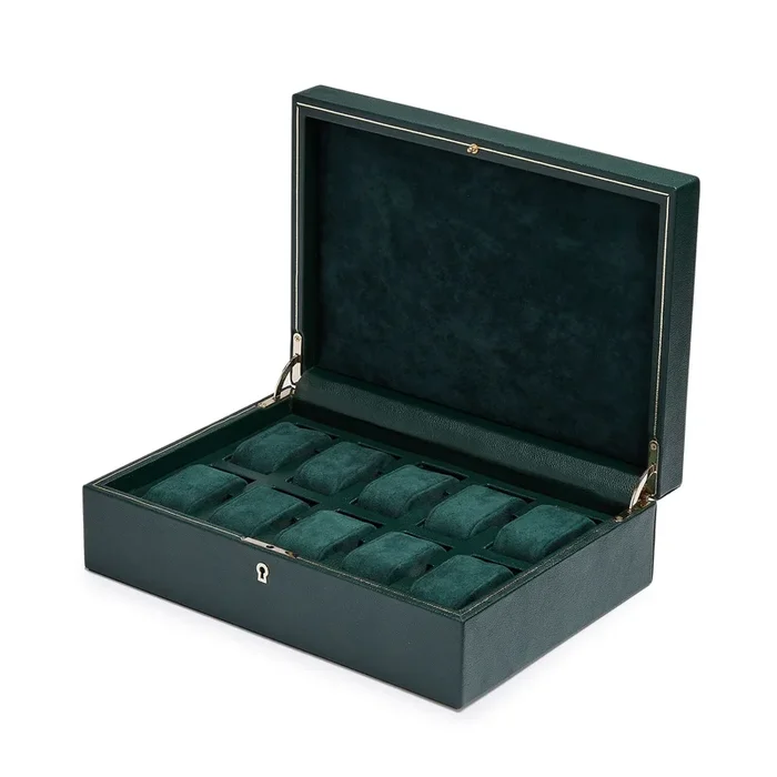 British Racing Green Watch Box 10 watches – Wolf 1834 | Lepage