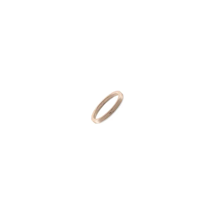 Brushed red gold band LE GRAMME Jewelry LGCORBR011 – Lepage