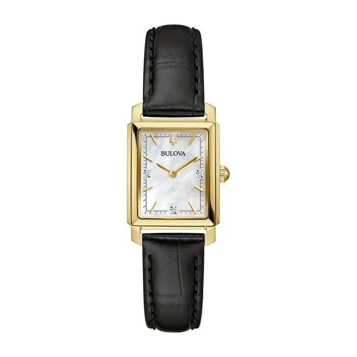 Bulova Classic Womens Twotone Mother of Pearl Dial. 97P166