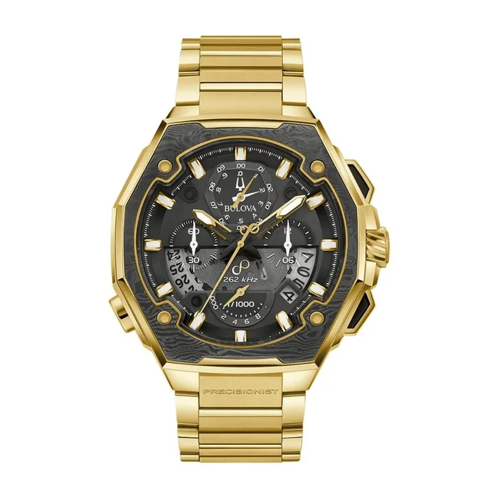 Bulova Round Dial Stainless Steel Watch Band. 98B429