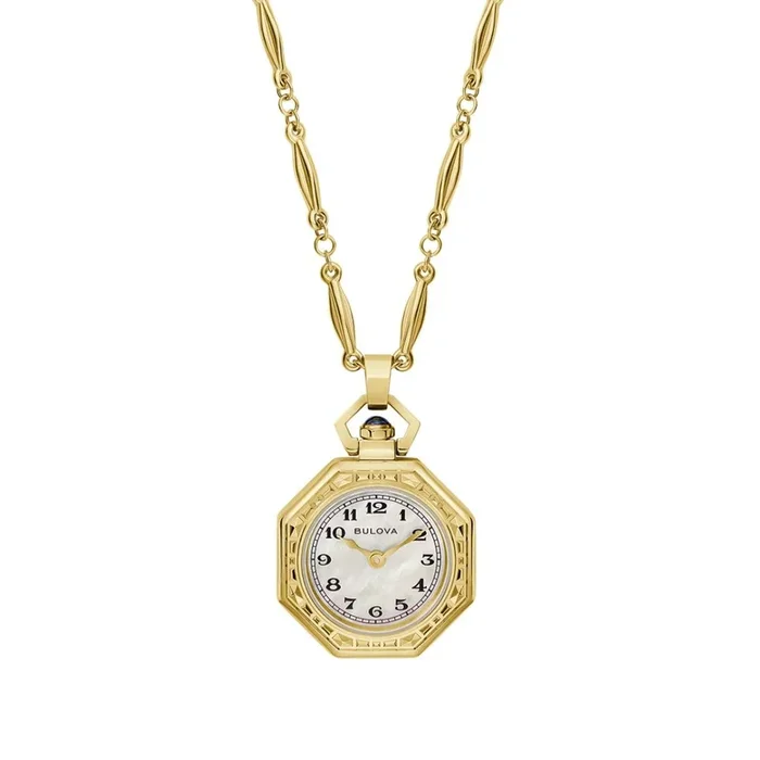 Bulova Womens Classic Goldtone Diamond Accent. 97L182