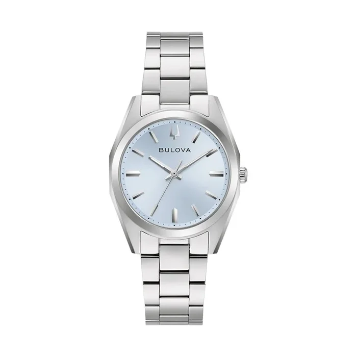 Bulova Womens Classic Silvertone Diamond Accent. 96L345