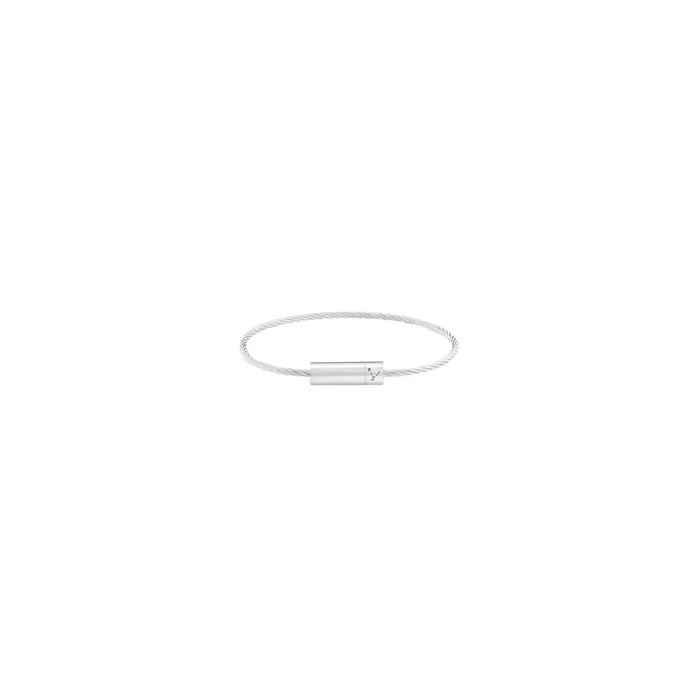 Cable bracelet Le Gramme polished silver, jewelry legramme – Lepage