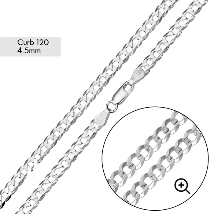 Cadena o Pulsera Curb 120 4.5mm – CH617
