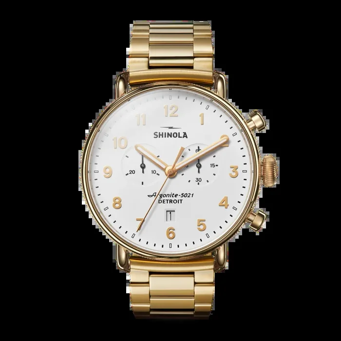 Canfield Chronograph Watch – White