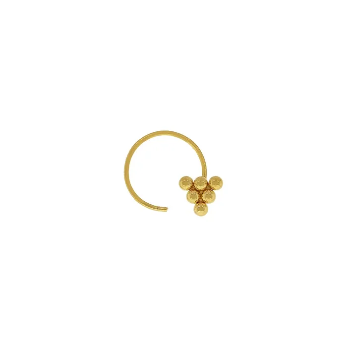 Captivating Nose Pin in 22K Gold
