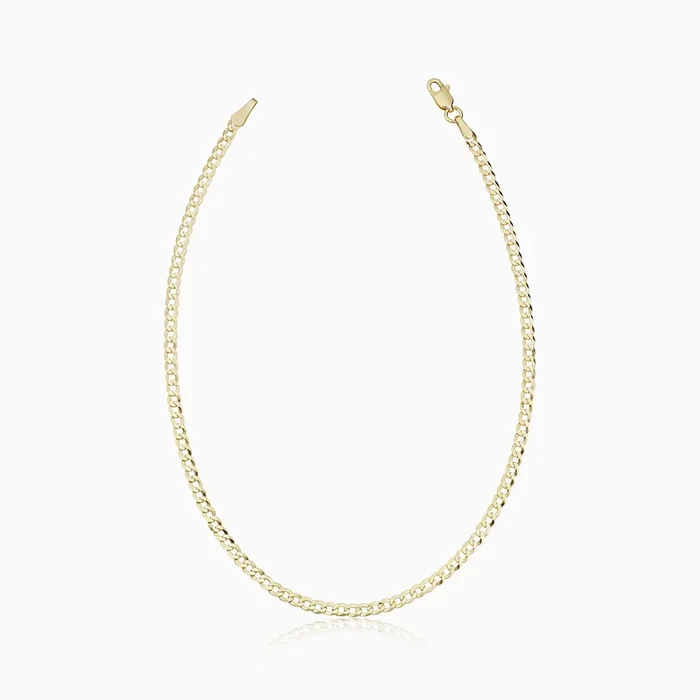 Carmine Curb Petite Anklet