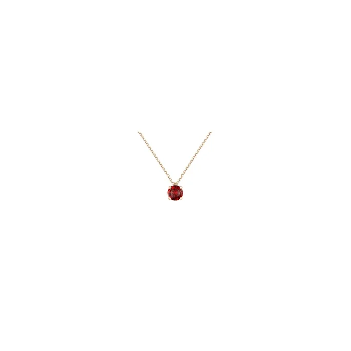 Chéri necklace in rose gold and ruby | LEPAGE