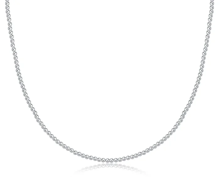 Choker Classic Sterling 2mm Bead