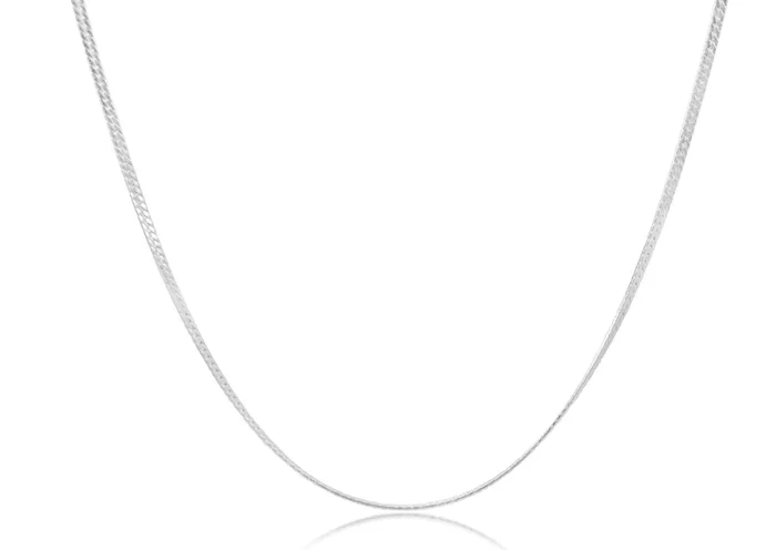 Choker Herringbone Chain – Sterling