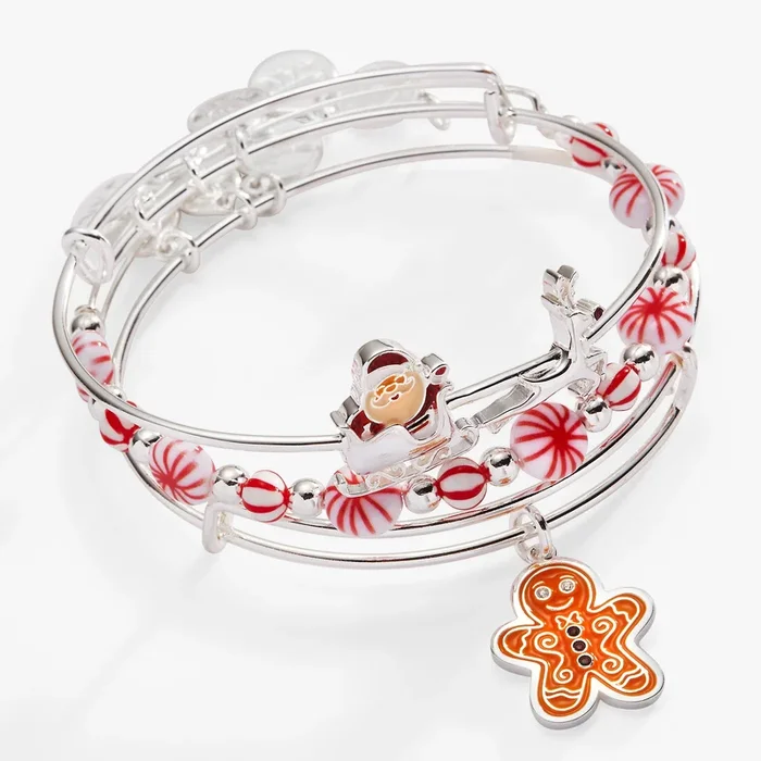 Christmas Bangles Set of 3