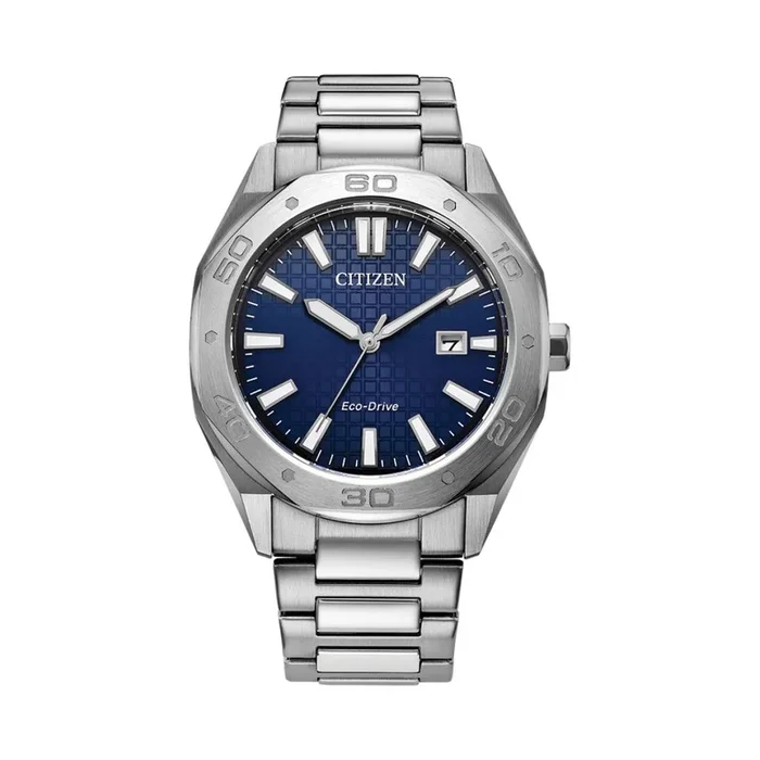 Citizen Corso Silvertone Blue Dial. BM7630-80L