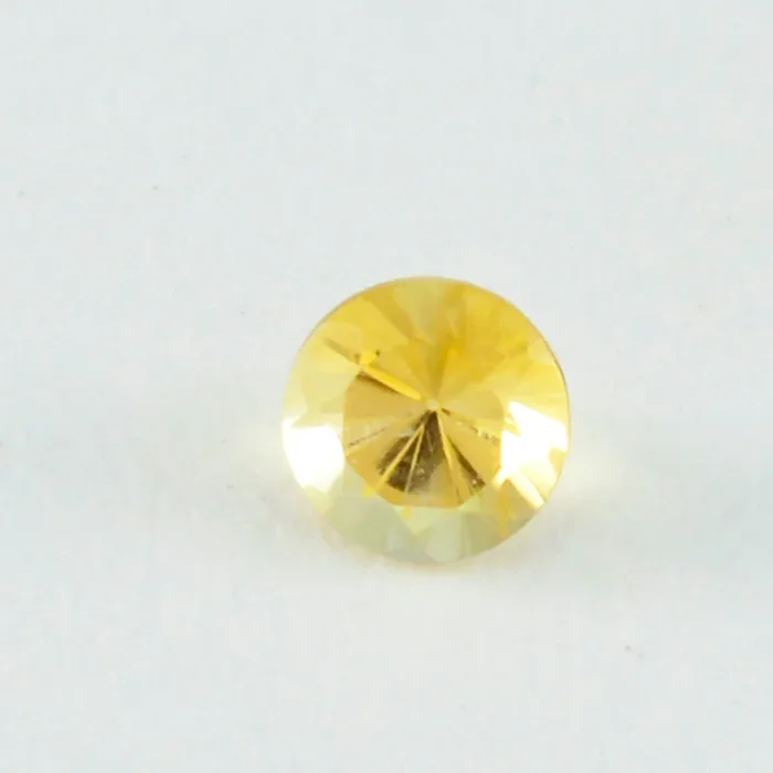 Citrine 10PC Tiny 3×3 MM Round Faceted Yellow Fiery Semi Precious Loose Gemstone